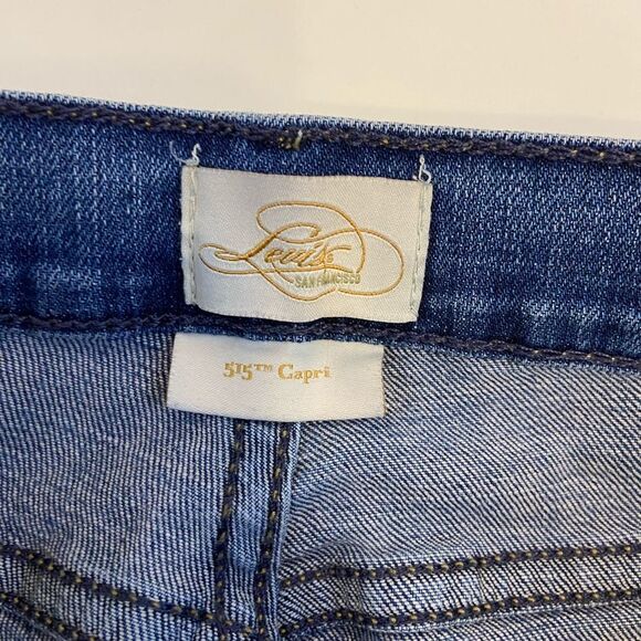 Levi’s 515 denim capri stretch size 10 - Picture 3 of 4